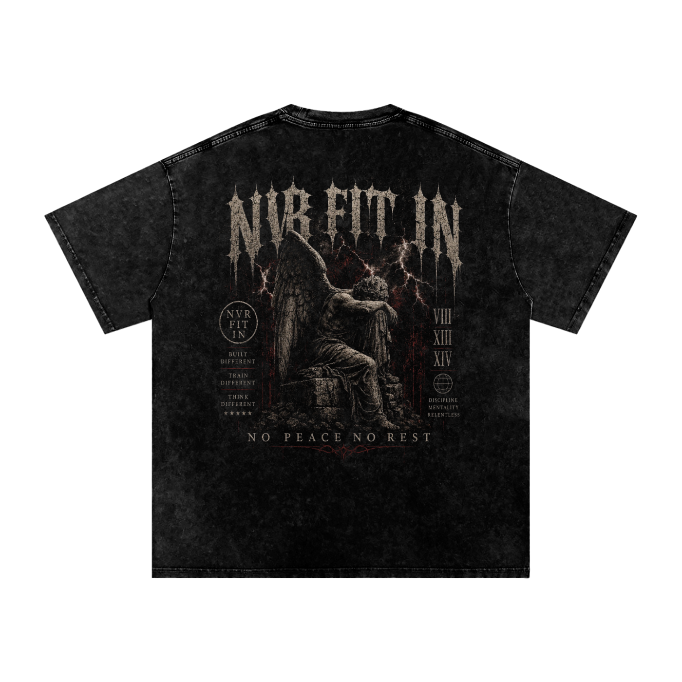 No Peace Long Cut Tee